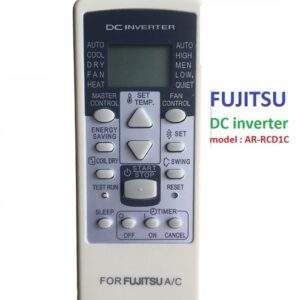 Điều khiển điều hòa Fujitsu - 1 mặt đen - Cái