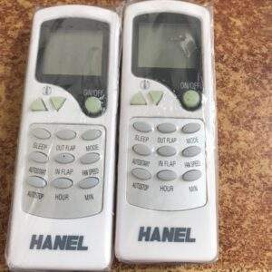 Điều khiển điều hòa hanel hàng zin mới 85%