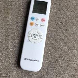 Điều khiển điều hòa casper dài 1 chiều 3 nút màu