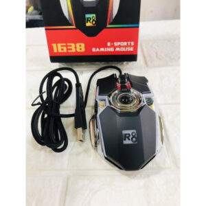 CHUỘT MÁY TÍNH CÓ DÂY, ĐÈN LED RGB, CHUỘT GAMING R8 - SILVER