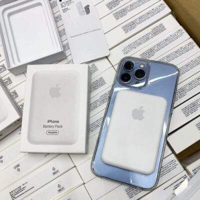 PIN SẠC KHÔNG DÂY APPLE HÚT NAM CHÂM - SILVER