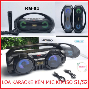 LOA KARAOKE BLUETOOTH TẶNG KÈM MICRO HÁT MISIKO S1 CTB197