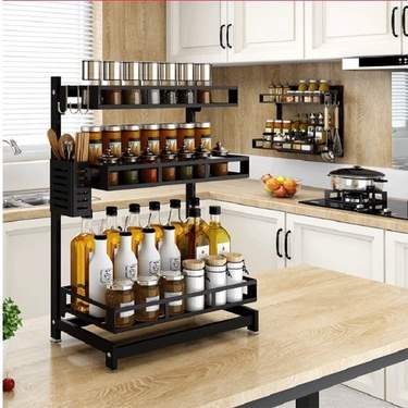 KỆ GIA VỊ 3 TẦNG THẲNG KỆ GIA VỊ 3 TẦNG THẲNG